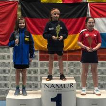 Internationaal Jeugdtornooi Namen tafeltennis Amélie Lambrechts