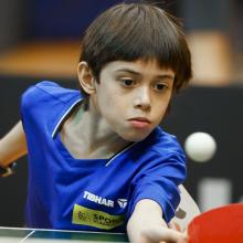 Aiden Braekmans tafeltennis Youth Series Kroatië ETTU