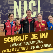 Nationaal Jeugdcriterium VTTL tafeltennis 2026