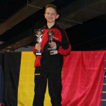 Olav Kosolosky podium top 12 jeugd nationaal 2015