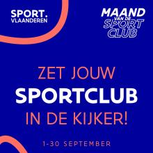VTTL Maand van de sportclub tafeltennis 2026