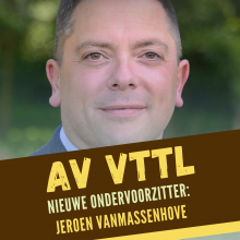 VTTL Jeroen Vanmassenhove Ondervoorzitter tafeltennis Vlaanderen