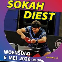Superdivisie tafeltennis heren finale 2026 Sokah Hoboken PW Diest VTTL