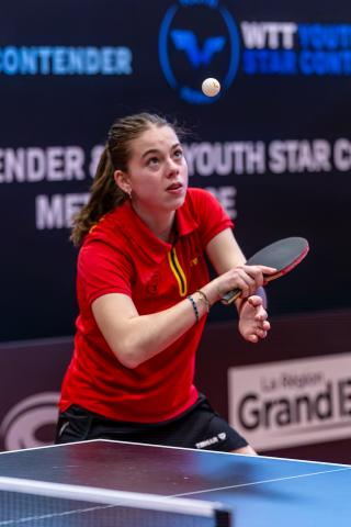 Lotte Nuyttens WTT Prishtina 2026 tafeltennis