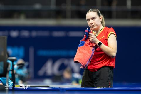 Julie Van Hauwaert WTT Feeder Düsseldorf 2026 table tennis