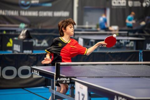 Aiden Braekmans EK U13 2026 tafeltennis Nevsehir