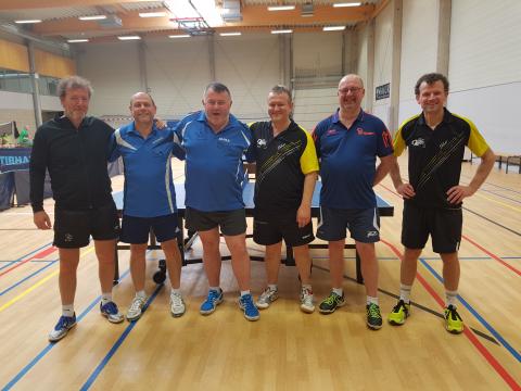 Finale nationale veteranen interclub 2016-2017 winnaar Smash Dolfijn